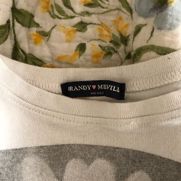 Brandy Melville Flower Tank Top - Picture 3 of 3